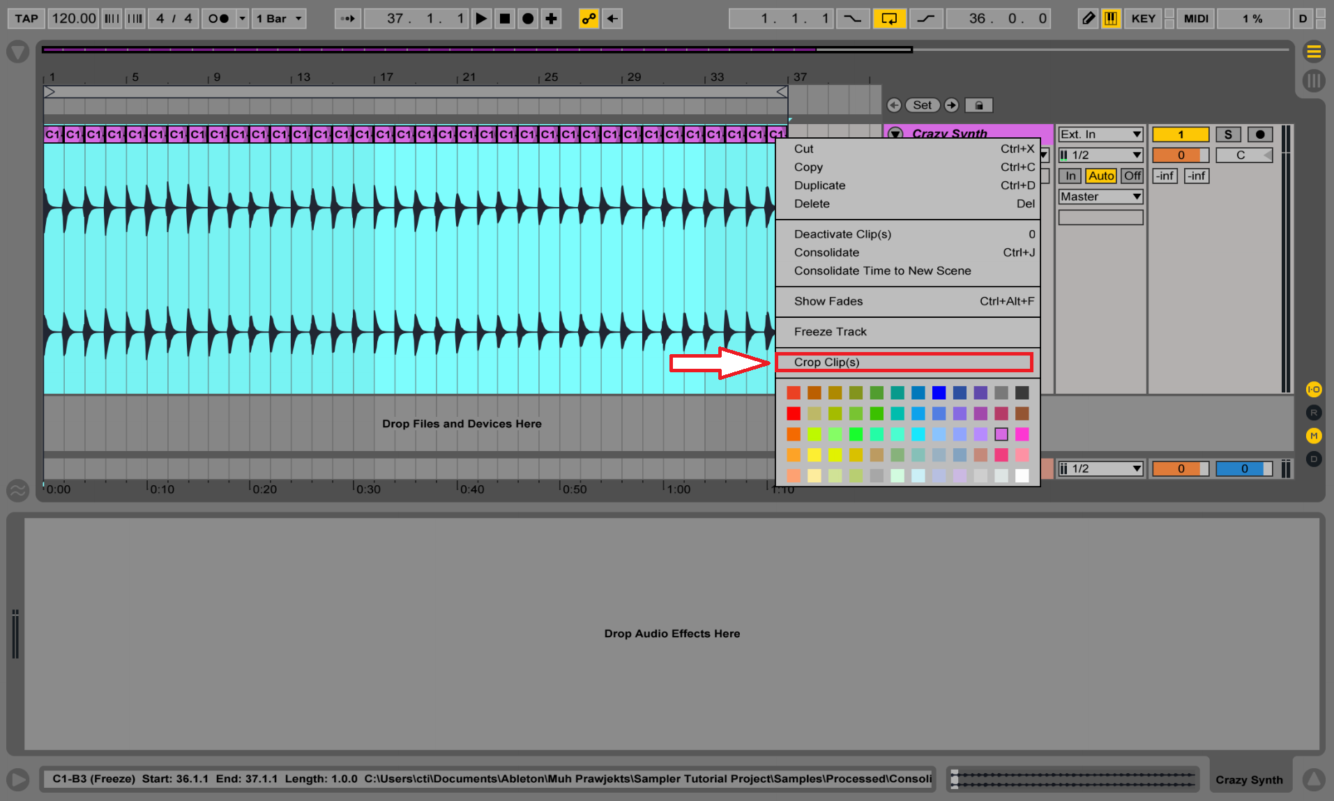 Ableton Live - Sampler Instrument #3 - Accordéon - Fastlane