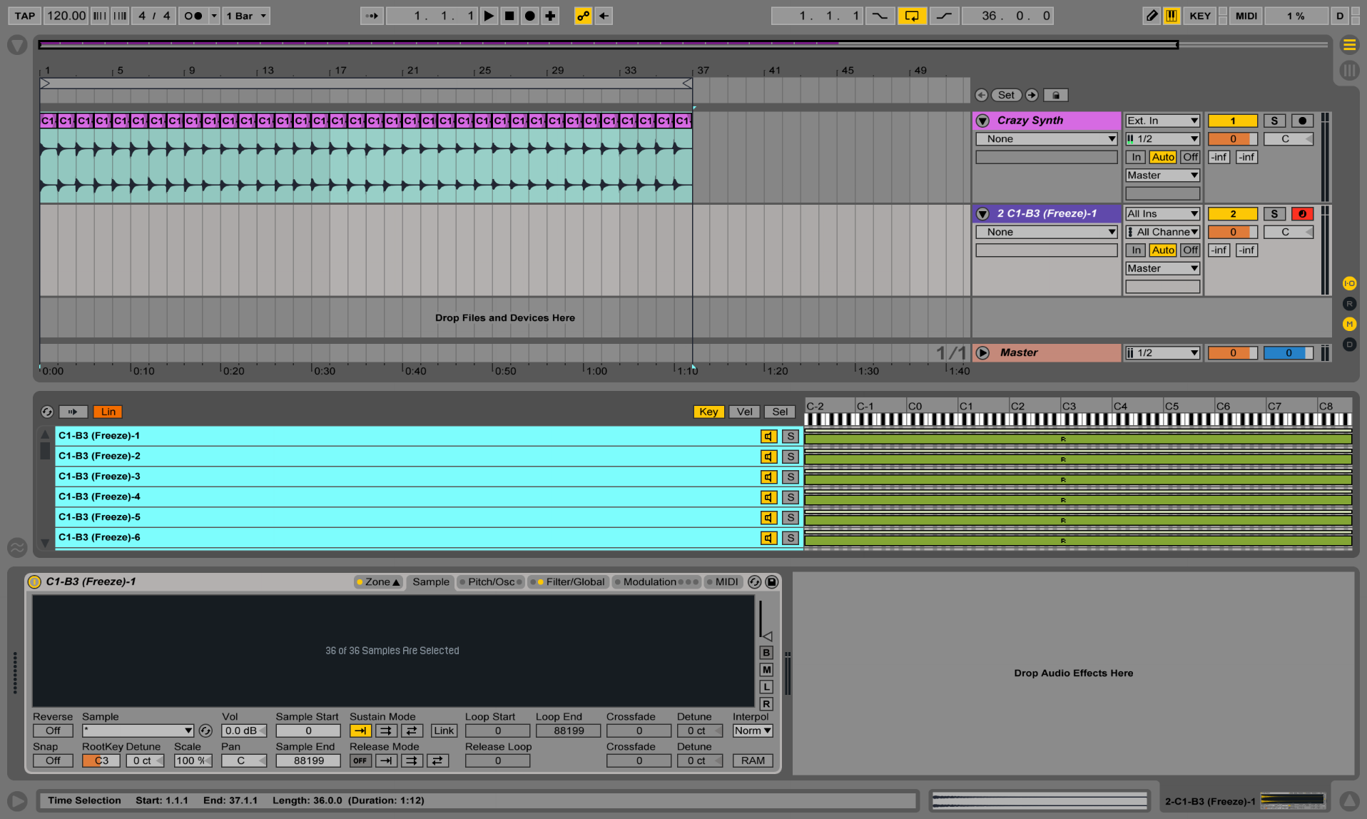 Ableton Live - Sampler Instrument #3 - Accordéon - Fastlane