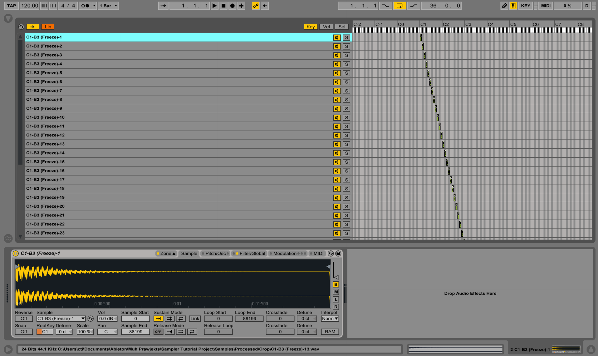 Ableton Live - Sampler Instrument #3 - Accordéon - Fastlane