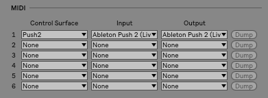 设置Push 2(Mac） – Ableton