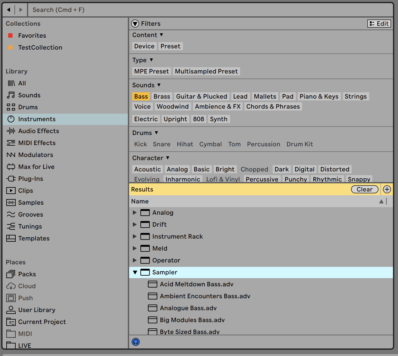 The Live 12 Browser – Ableton