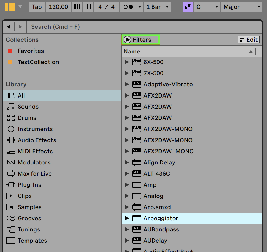 The Live 12 Browser – Ableton