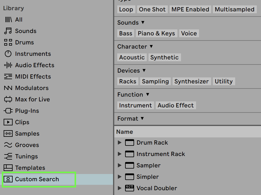 The Live 12 Browser – Ableton