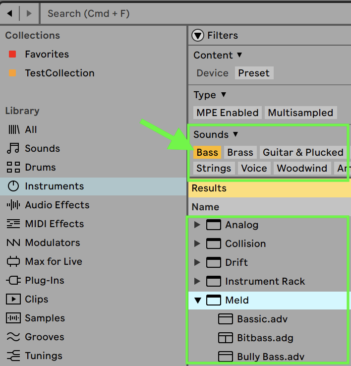 Browser and Tags in Live 12 FAQ – Ableton