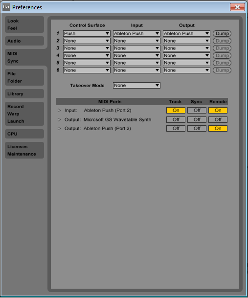 ableton live 10 key mappings