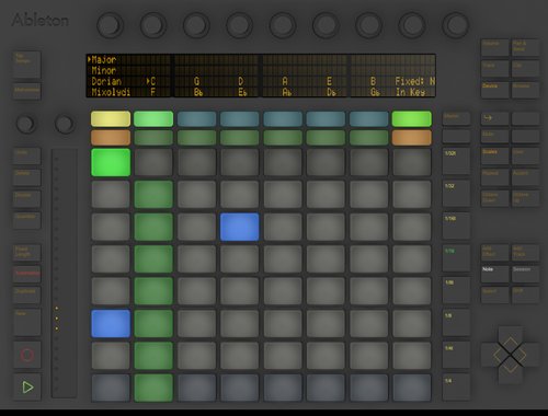 Push 1 certain notes in the Melodic Step Sequencer not visible