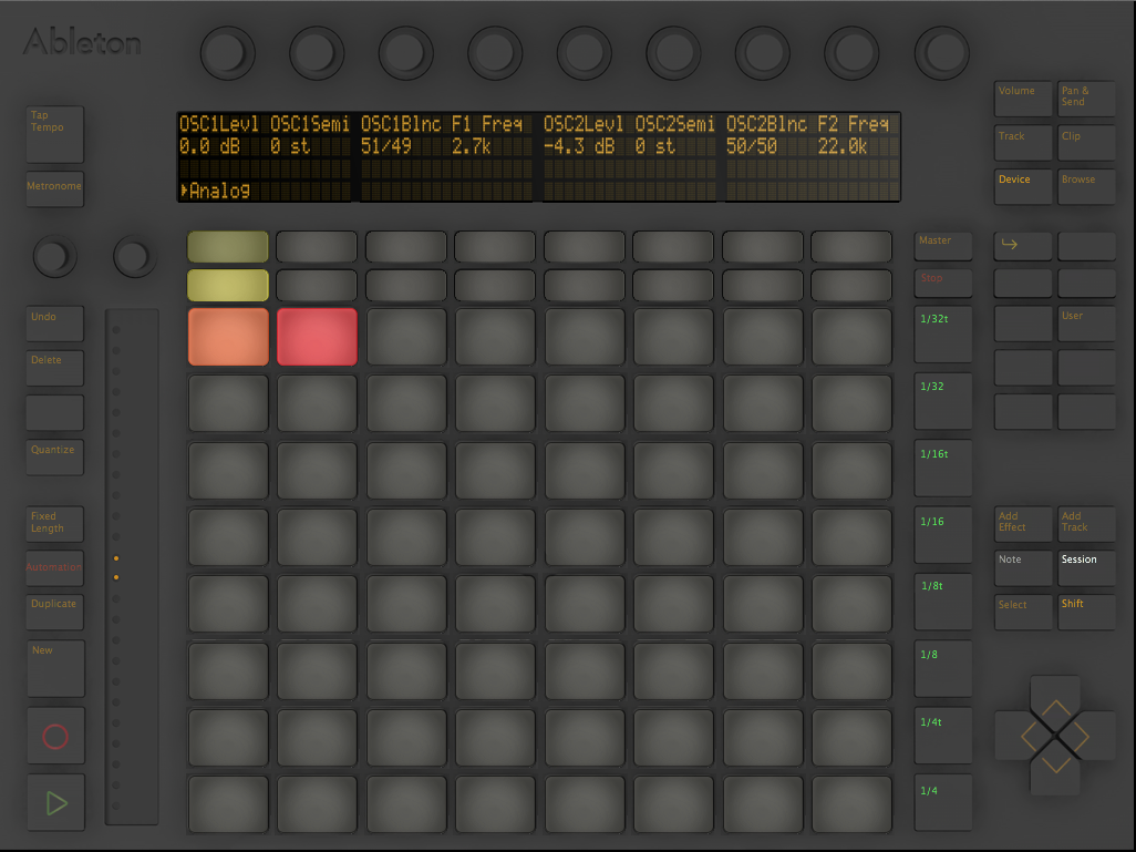 Push 1: Using two Push 1 units simultaneously – Ableton