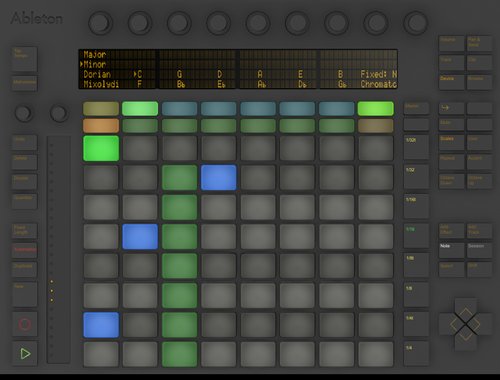 Push 1 certain notes in the Melodic Step Sequencer not visible