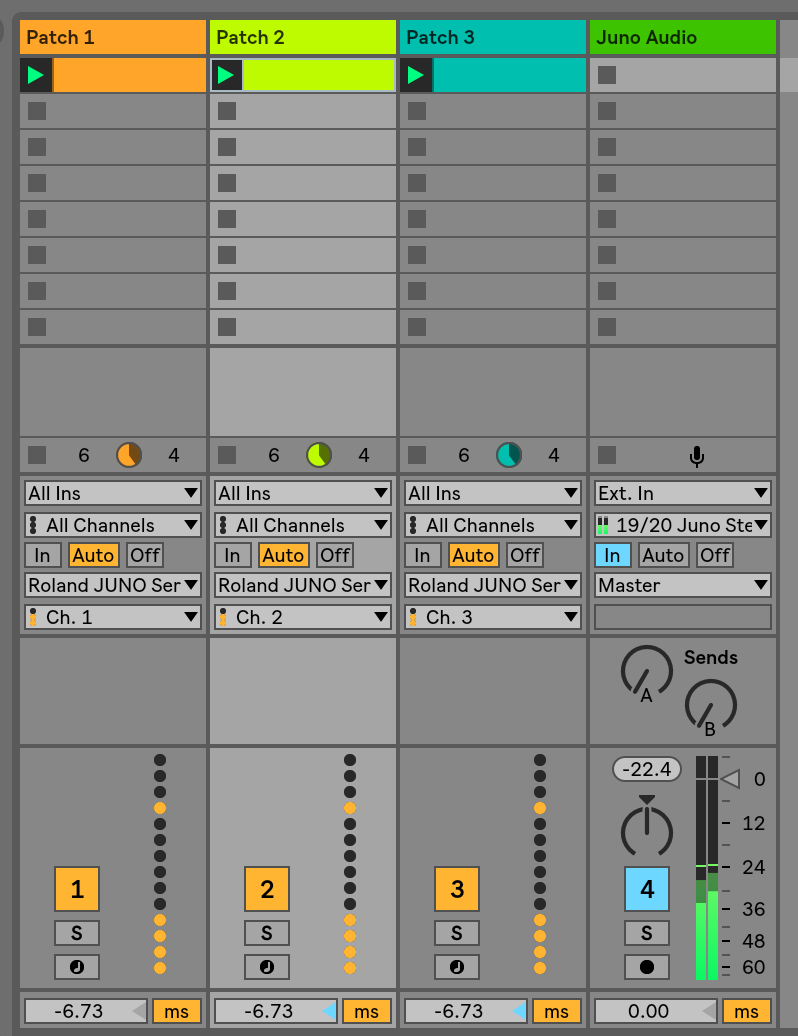 ableton live lite midi