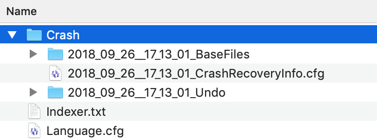 Folder crash. Краш Ableton. Basefile.