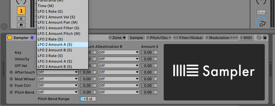 ableton push 2 aftertouch