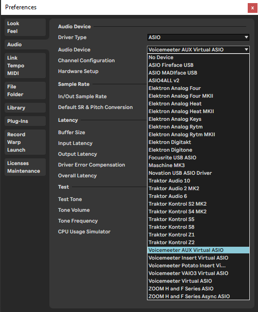 Multi client operation drivers windows ableton