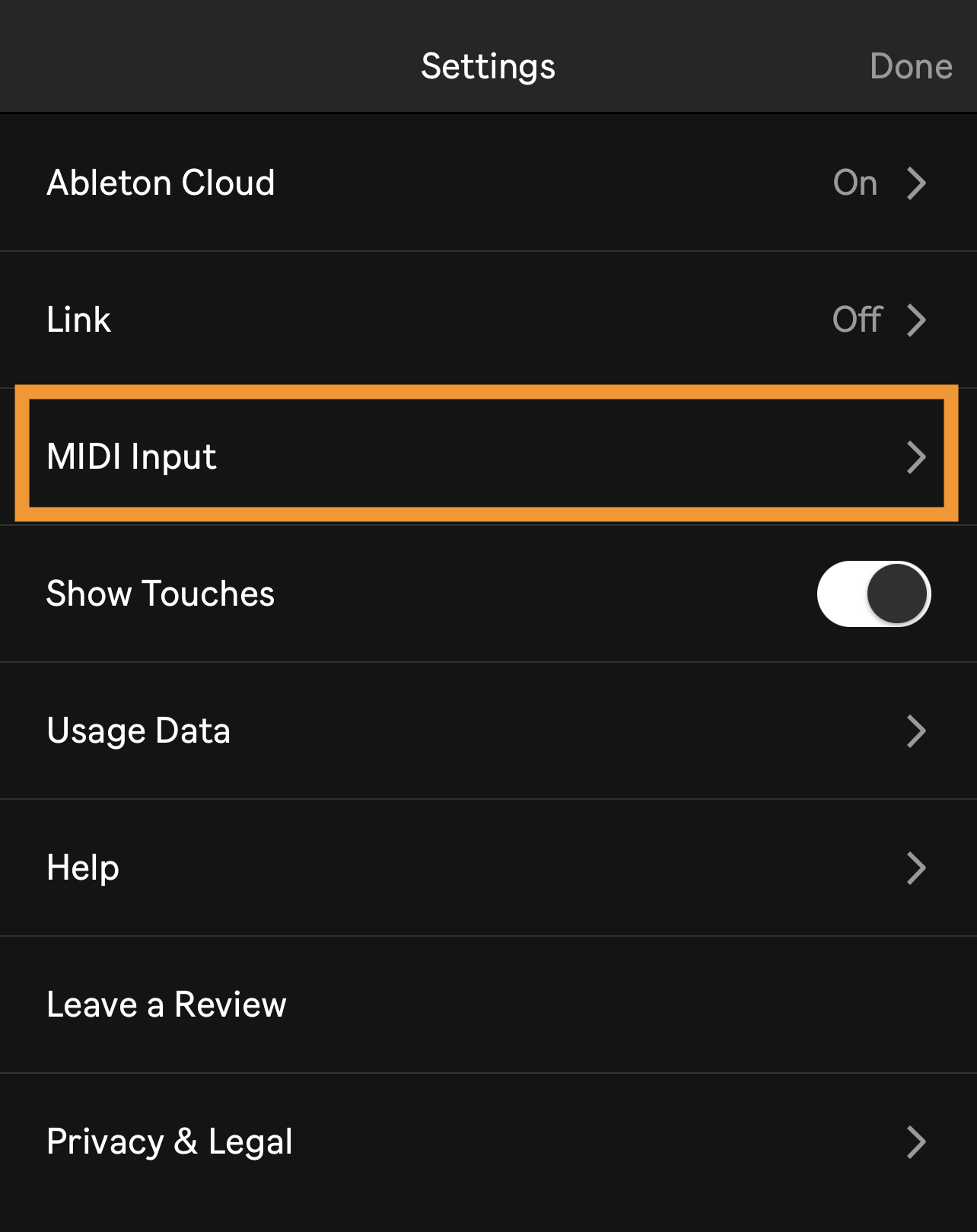 Using MIDI controllers with Live – Ableton